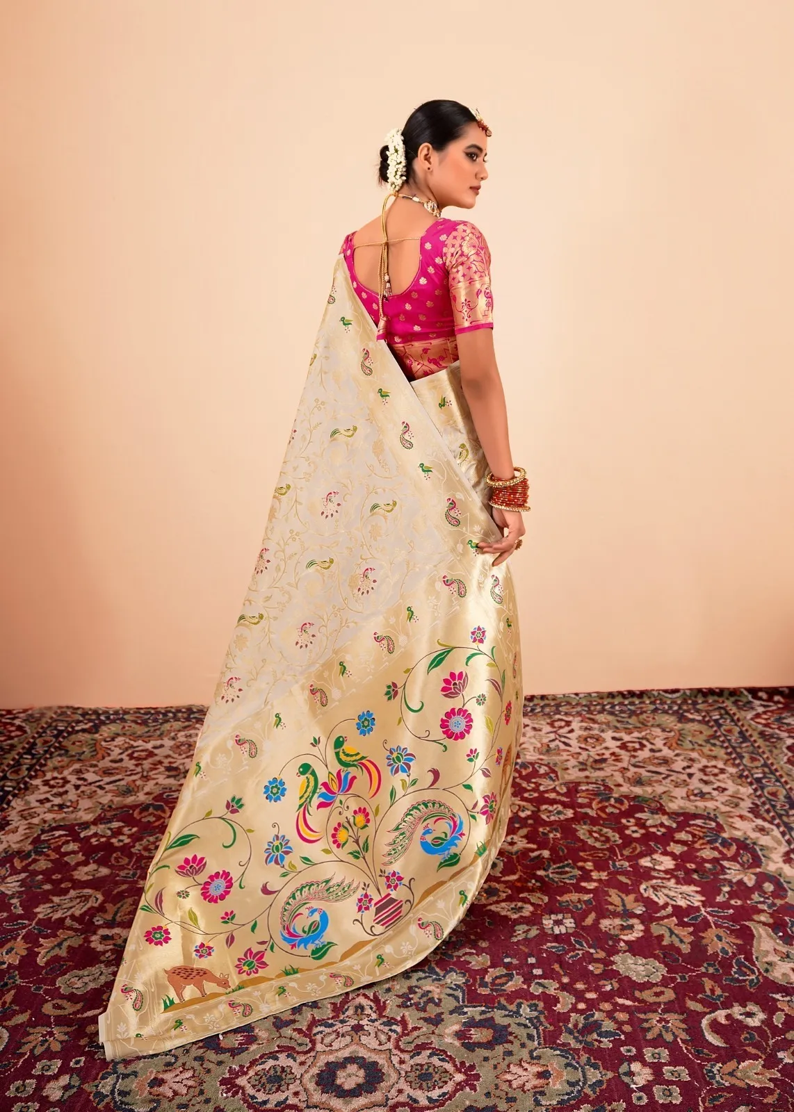 Paithani Silk Saree - Image 17 in Surat